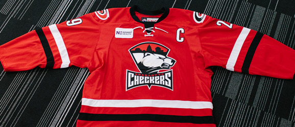 Charlotte Checkers Game-worn jersey auction